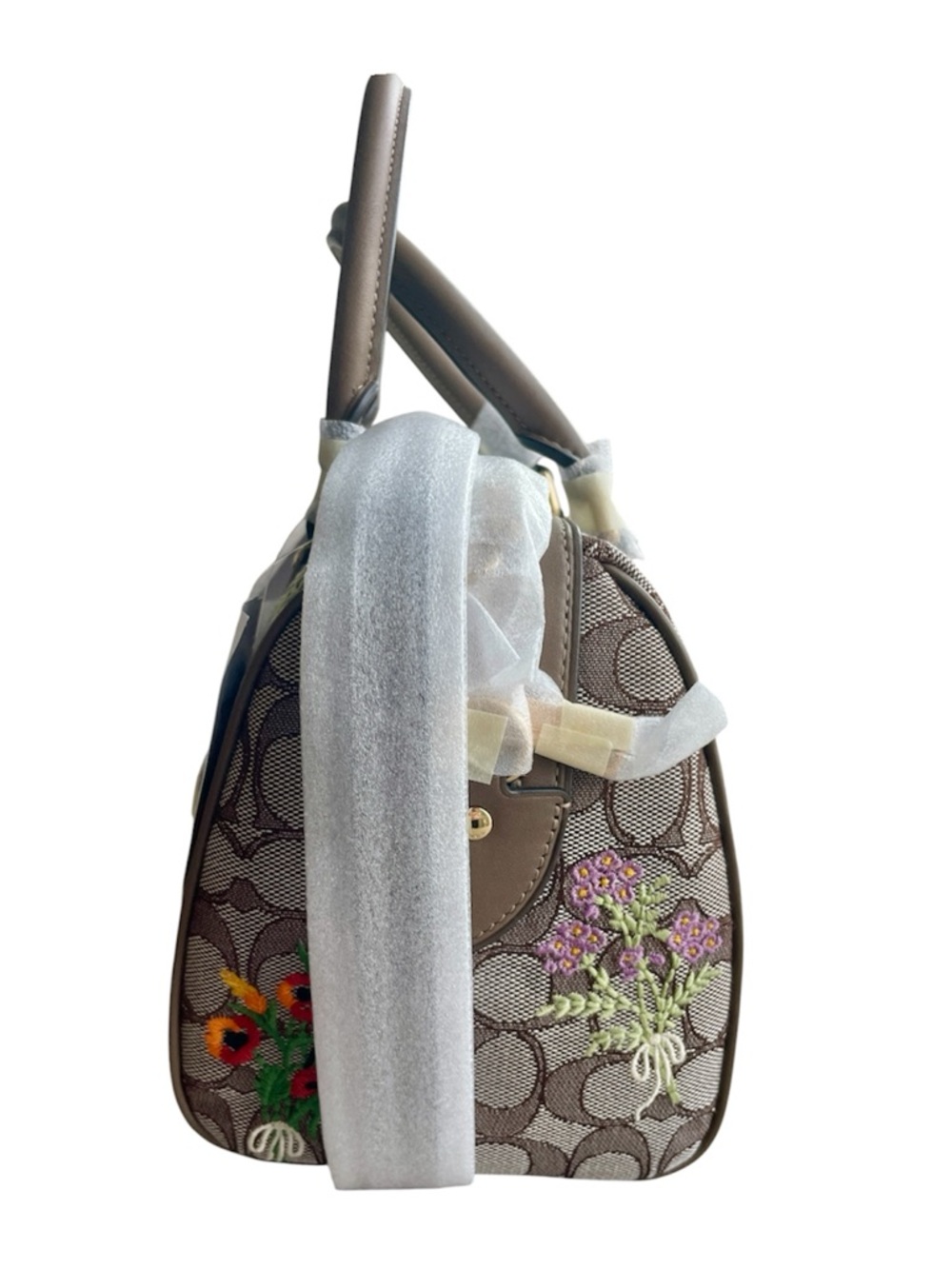 NWT Coach Rowan Crossbody Bag Signature Jacquard with Floral Embroidery CDY31 - Picture 5 of 6